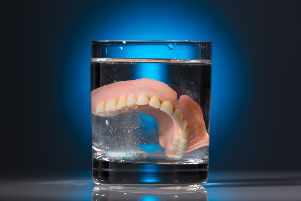 Dentures Should be Soaked Overnight